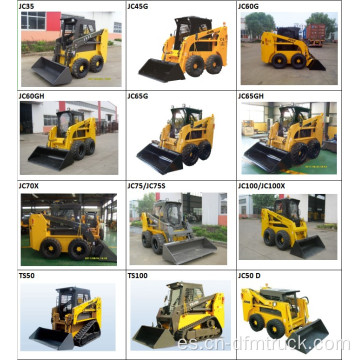 Minicargador nominal de 1500 kg Skidsteer